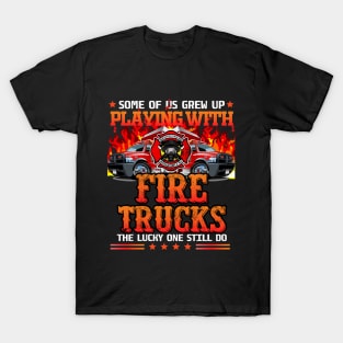 FIRE TRUCKS THE LUCKY T-Shirt